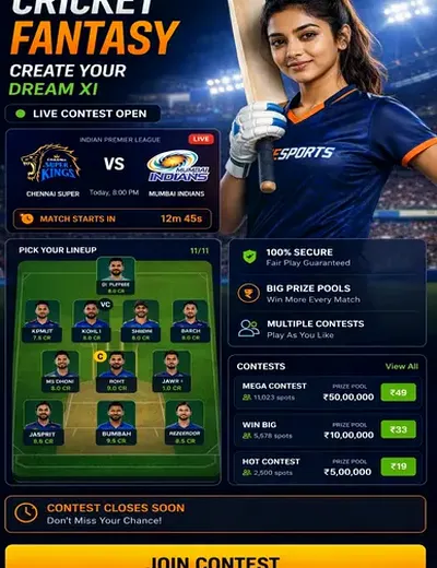 Kalyansattamorning (kalyan satta morning) fantasy cricket & matchday visual 3